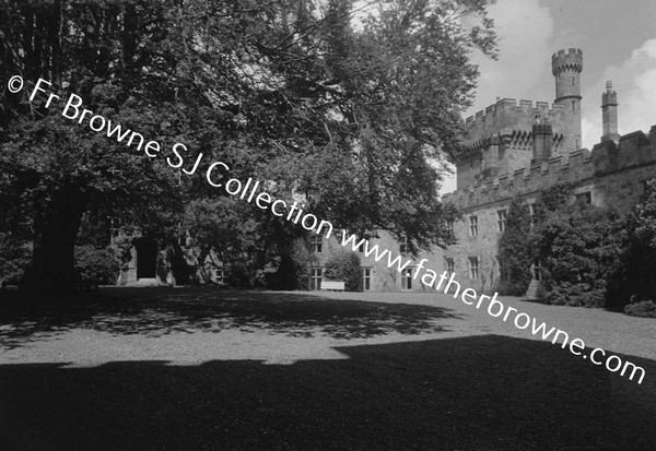 LISMORE CASTLE  IN THE COURTYARD